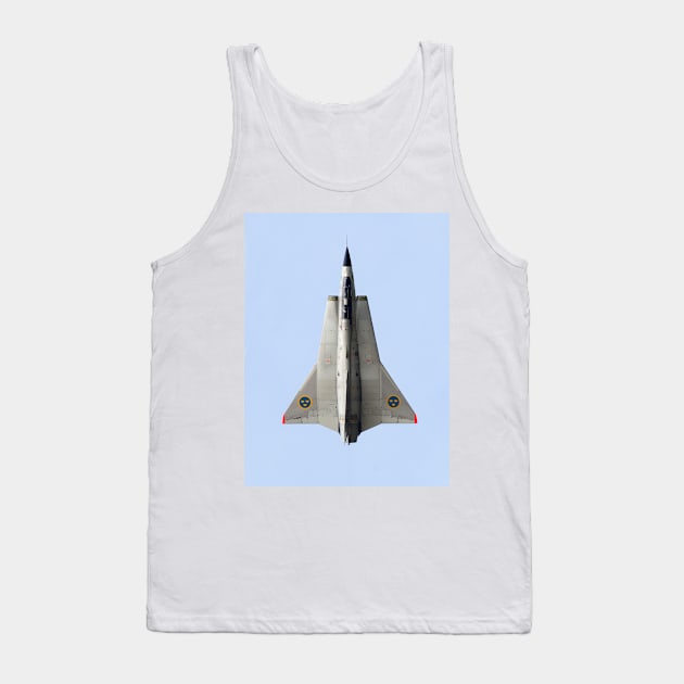 SAAB Draken jet aircraft Tank Top by captureasecond